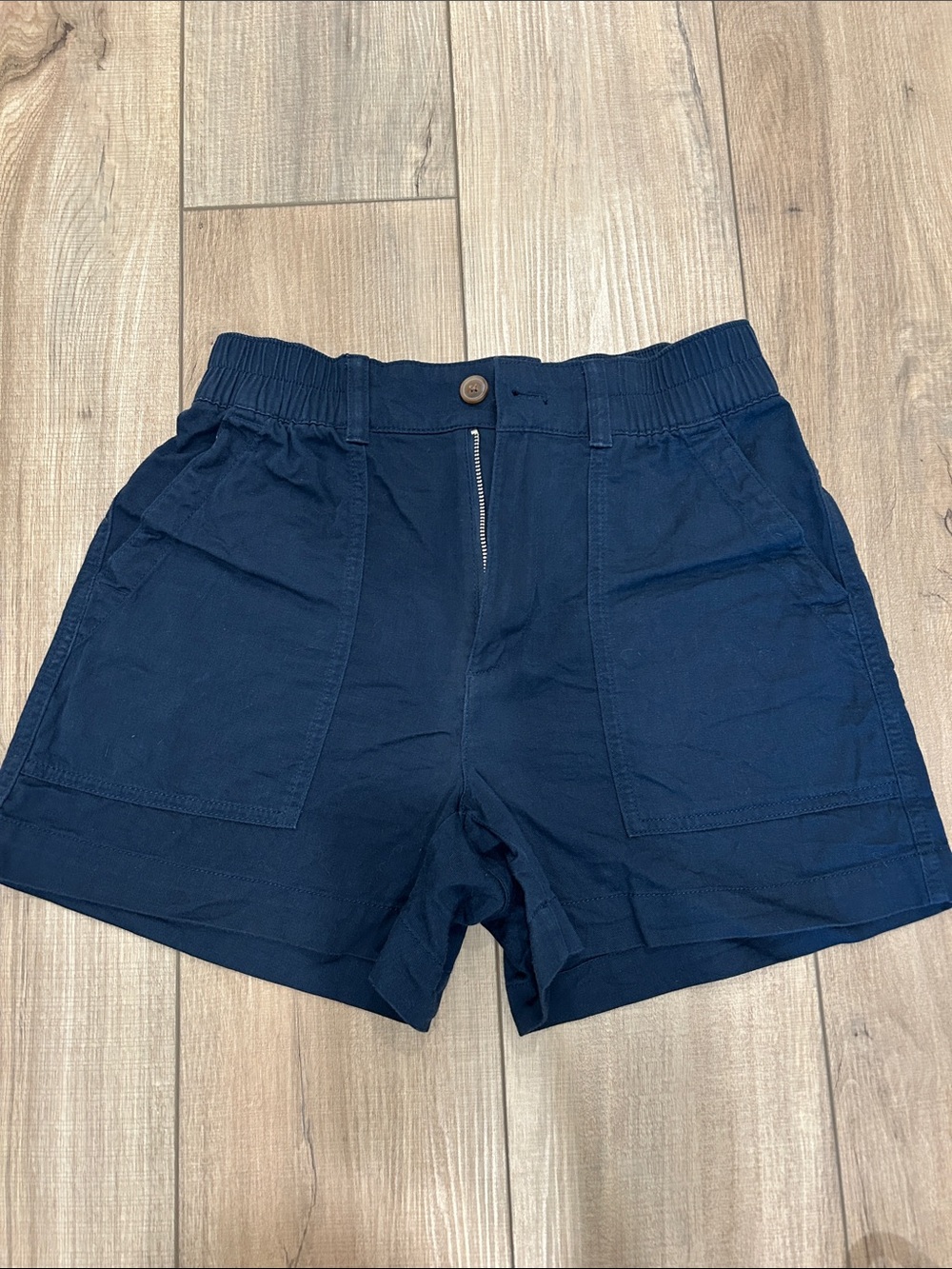 GAP Navy High-Waist Shorts